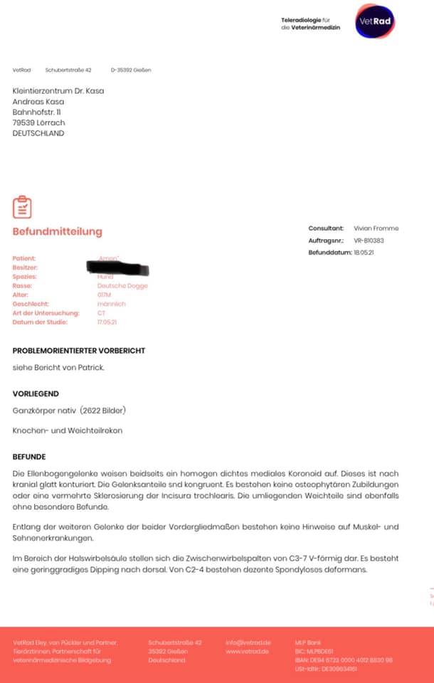 Radiologischer Befund