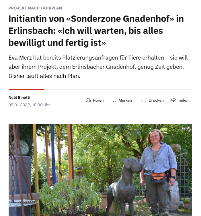 Die Moiren Stiftung in der Zeitung